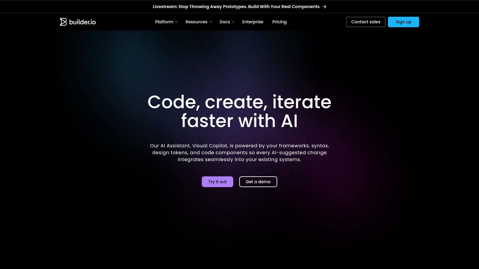 Builder.io Visual Copilot