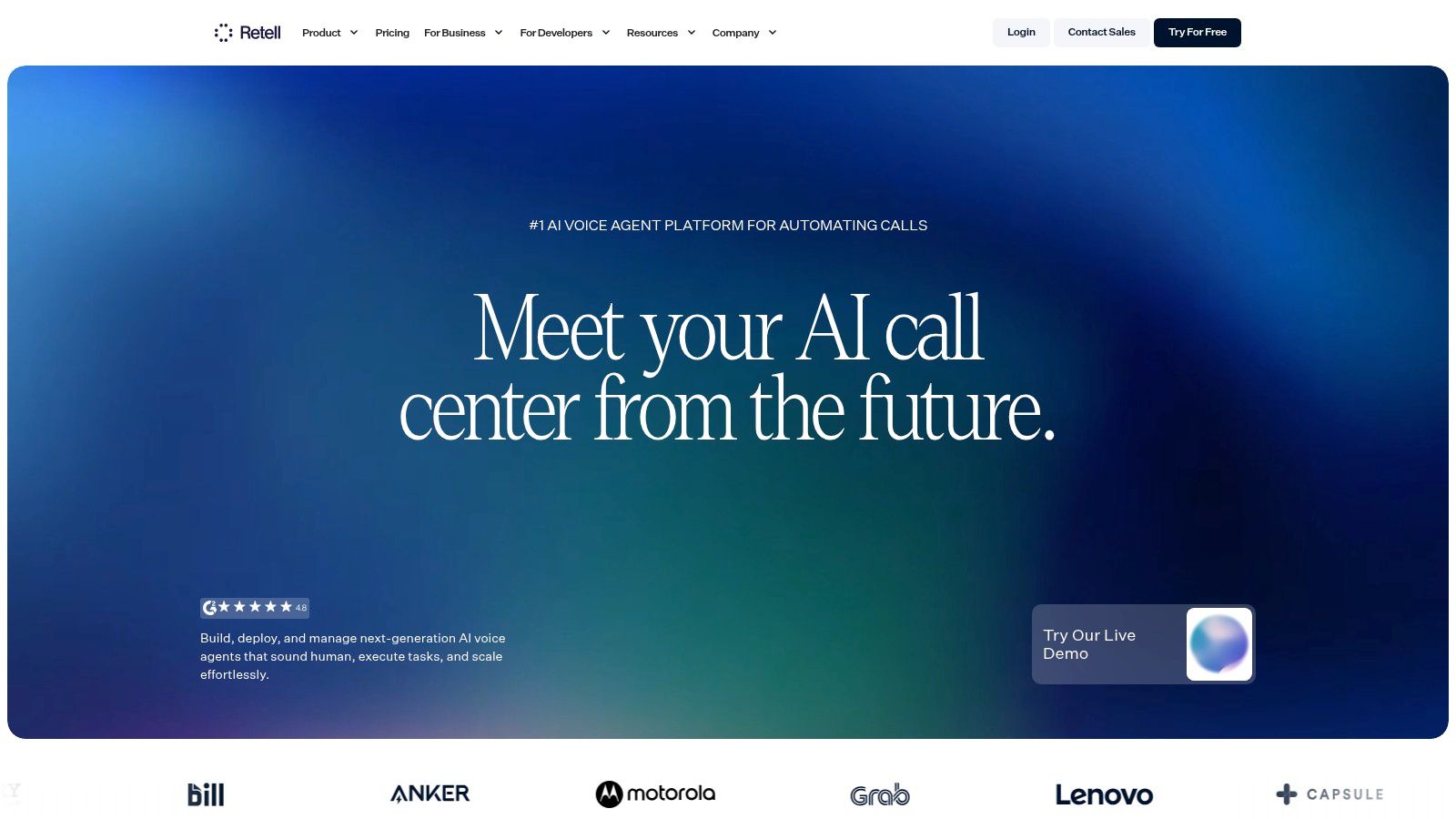 Retell AI (Voice Agents)
