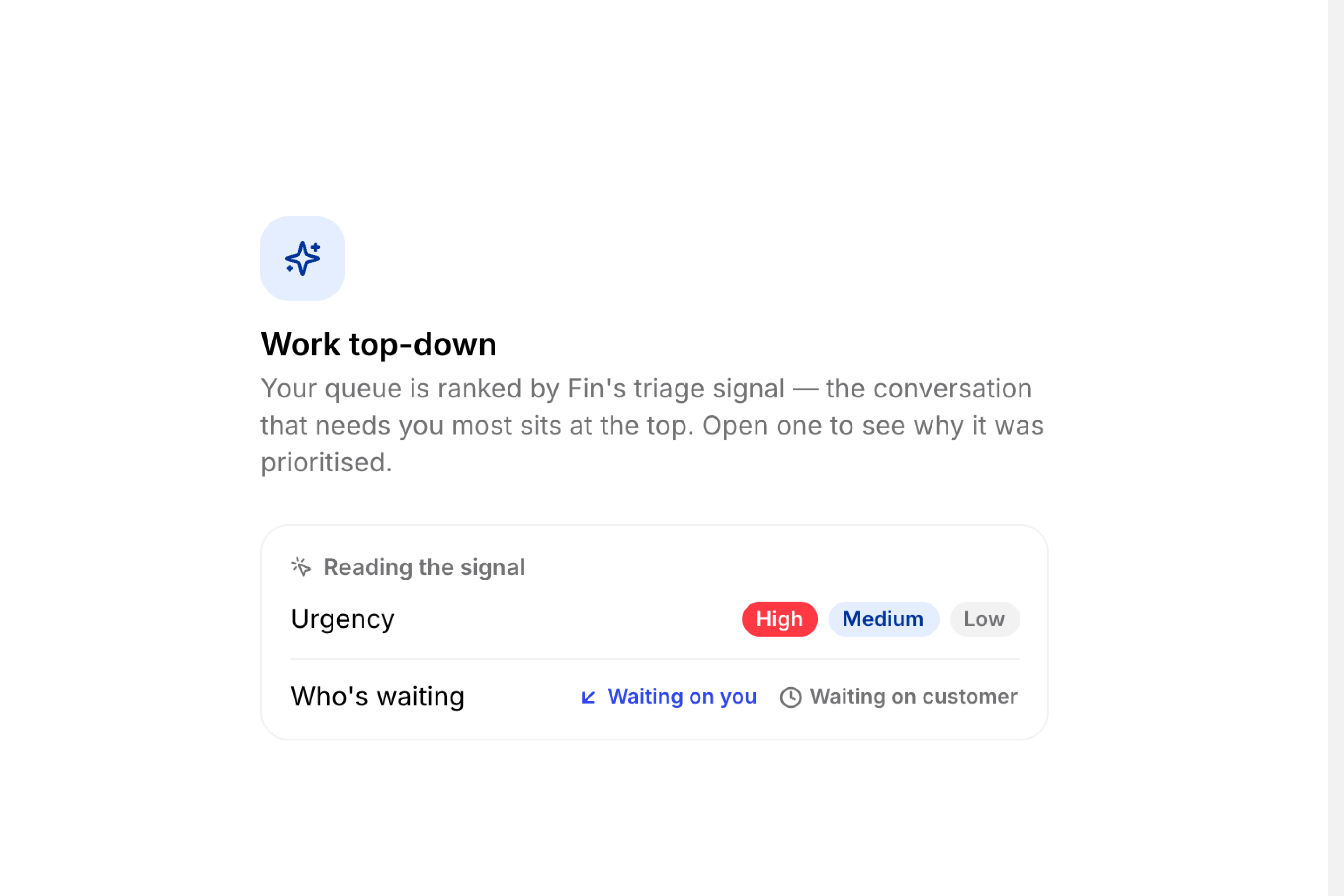 Design triage inside the inbox