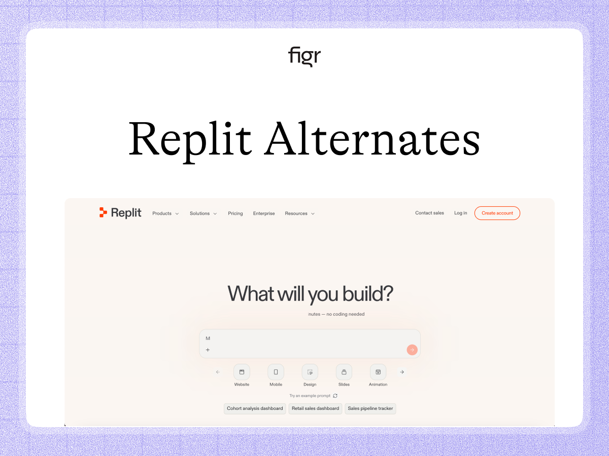Replit turns ideas into working software with an AI agent and cloud workspace. Figr decides and designs the UX from your real product before code. Compare where each fits.