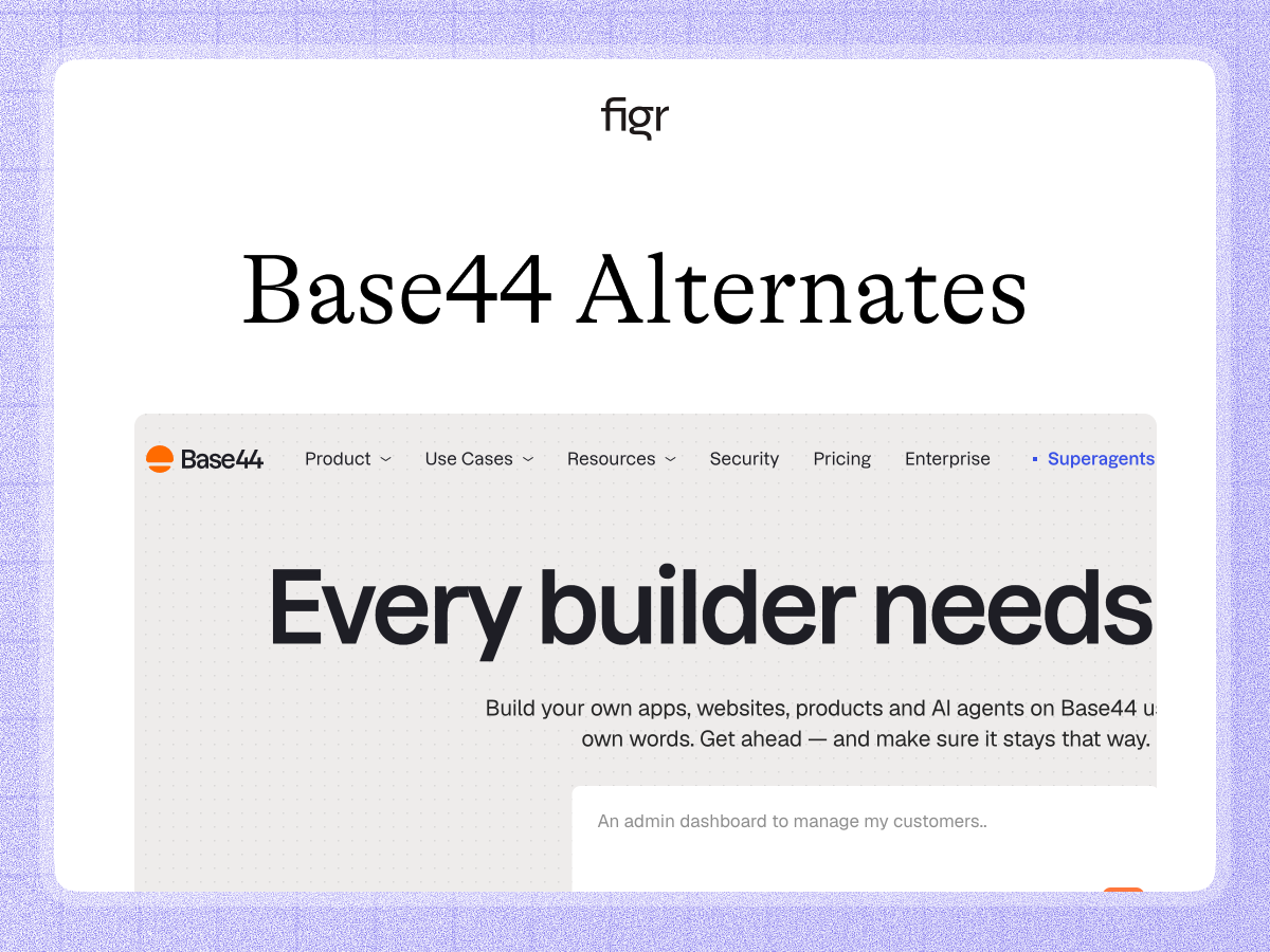 Best Base44 Alternative for Product Design (2026)