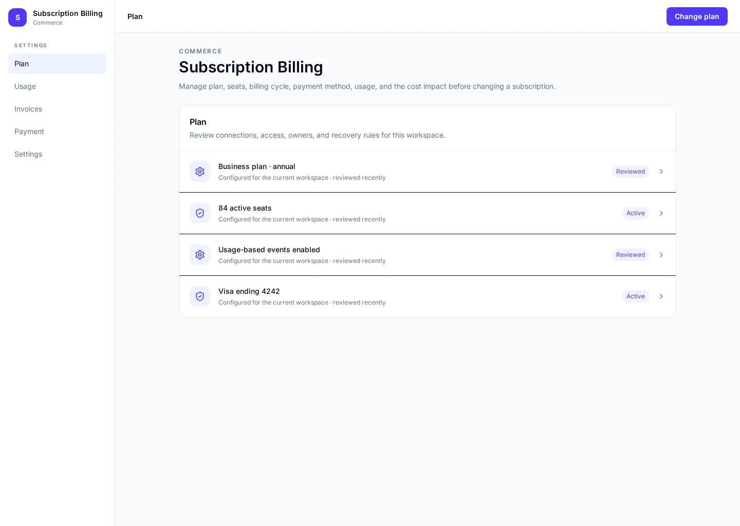 Subscription Billing