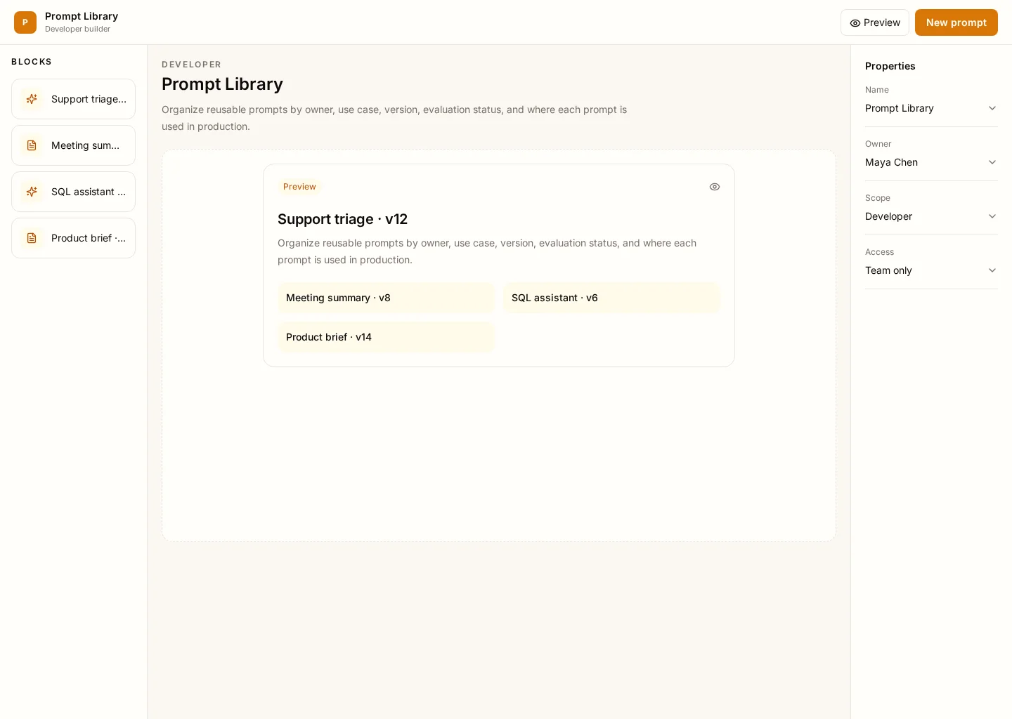 Prompt Library