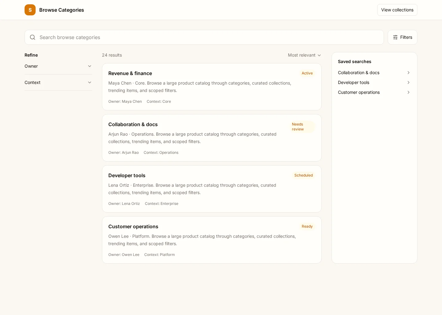 Browse Categories