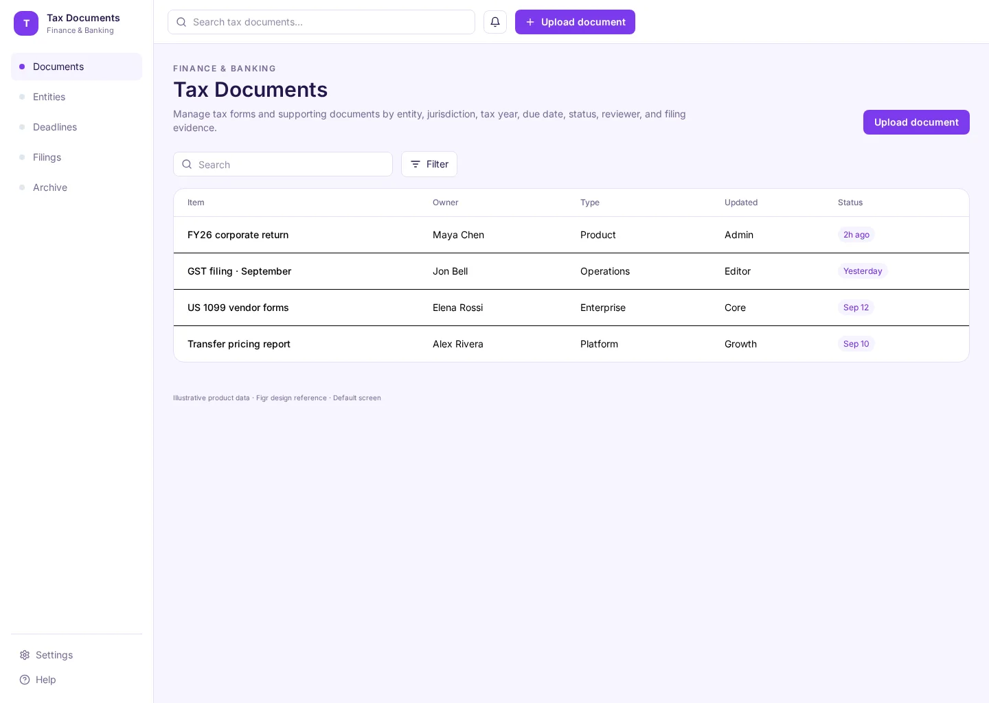 Tax Documents