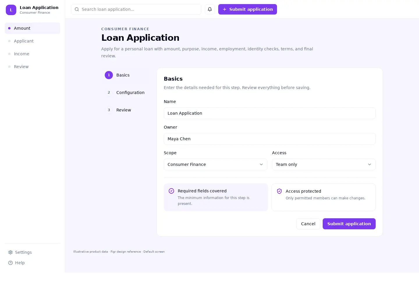 Loan Application