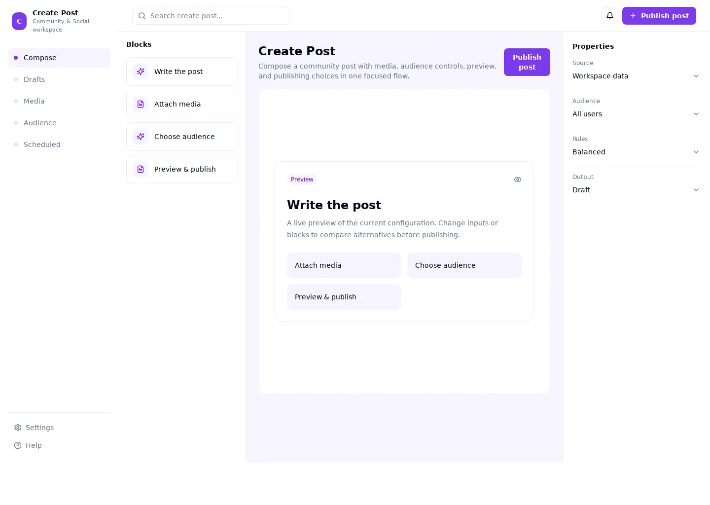 Create Post