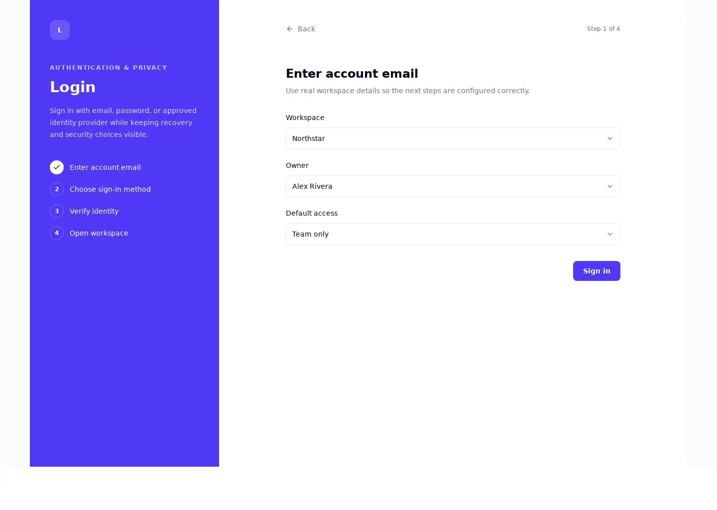 Login