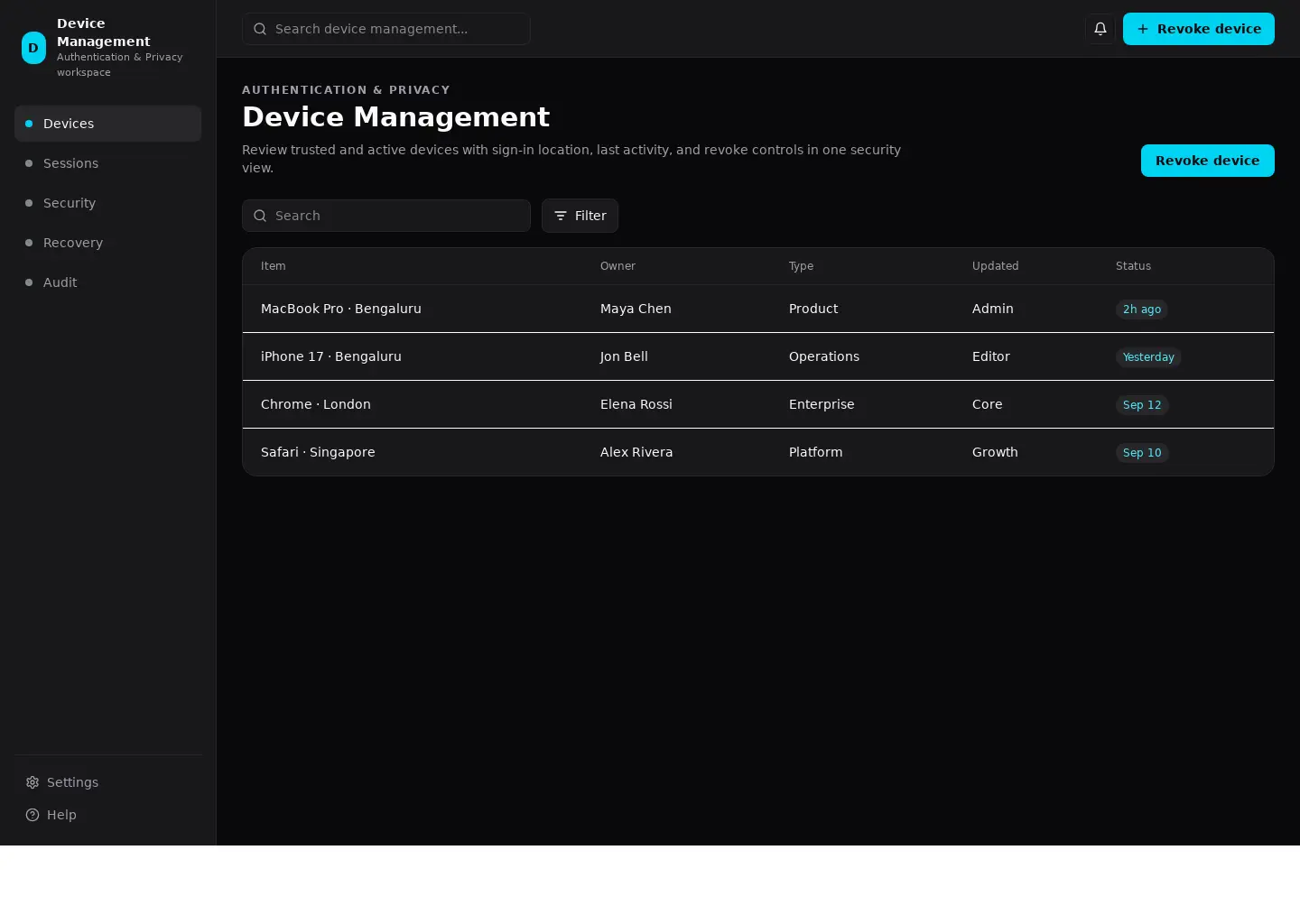 Device Management