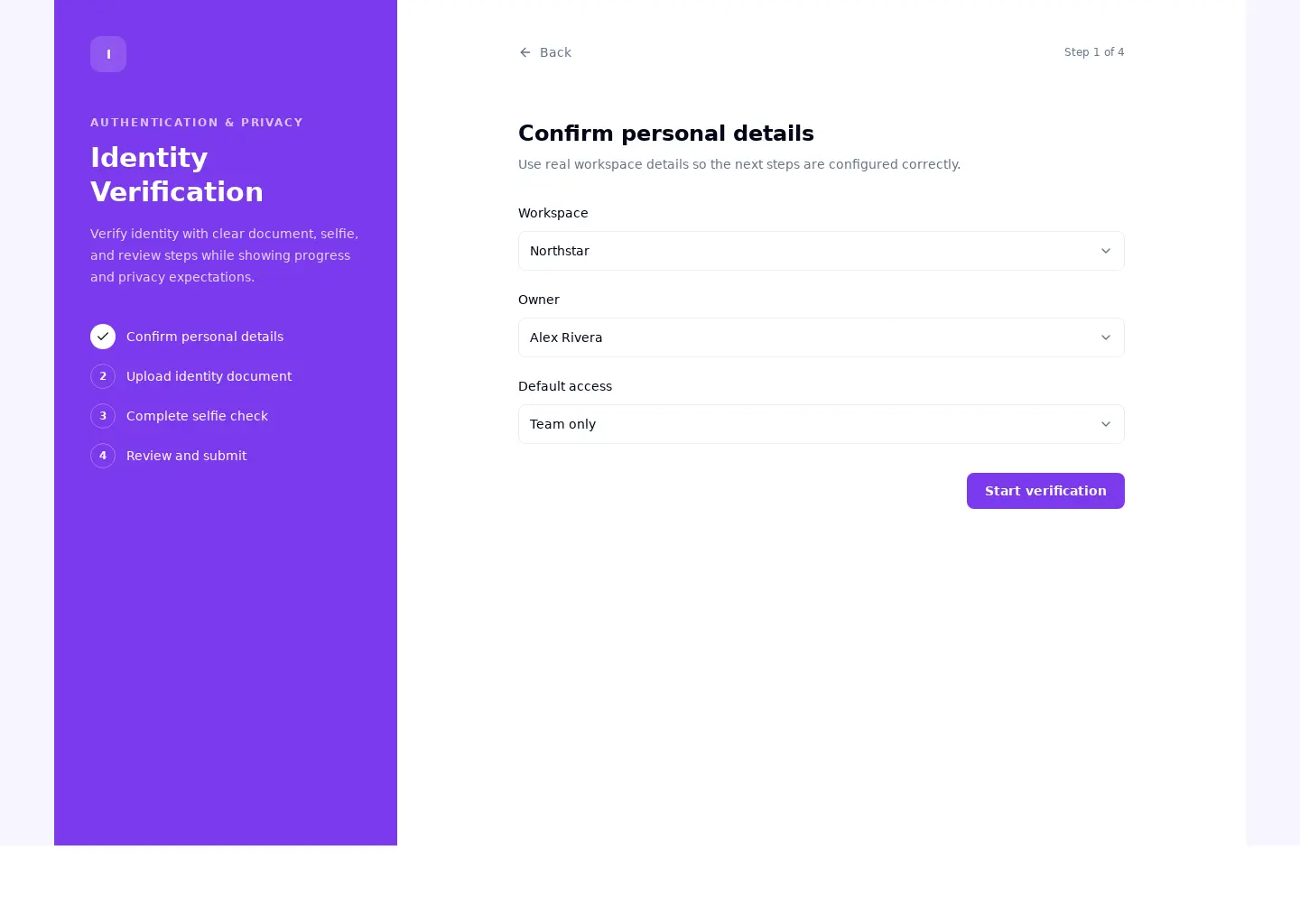 Identity Verification