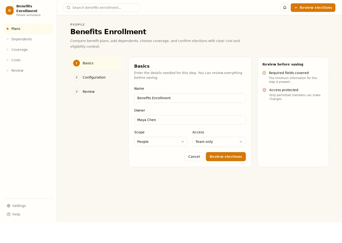 Benefits Enrollment