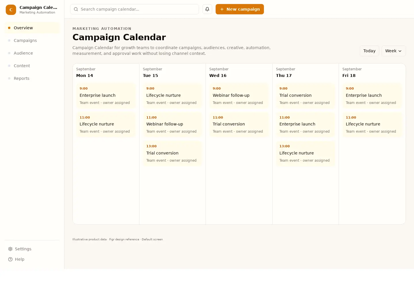 Campaign Calendar