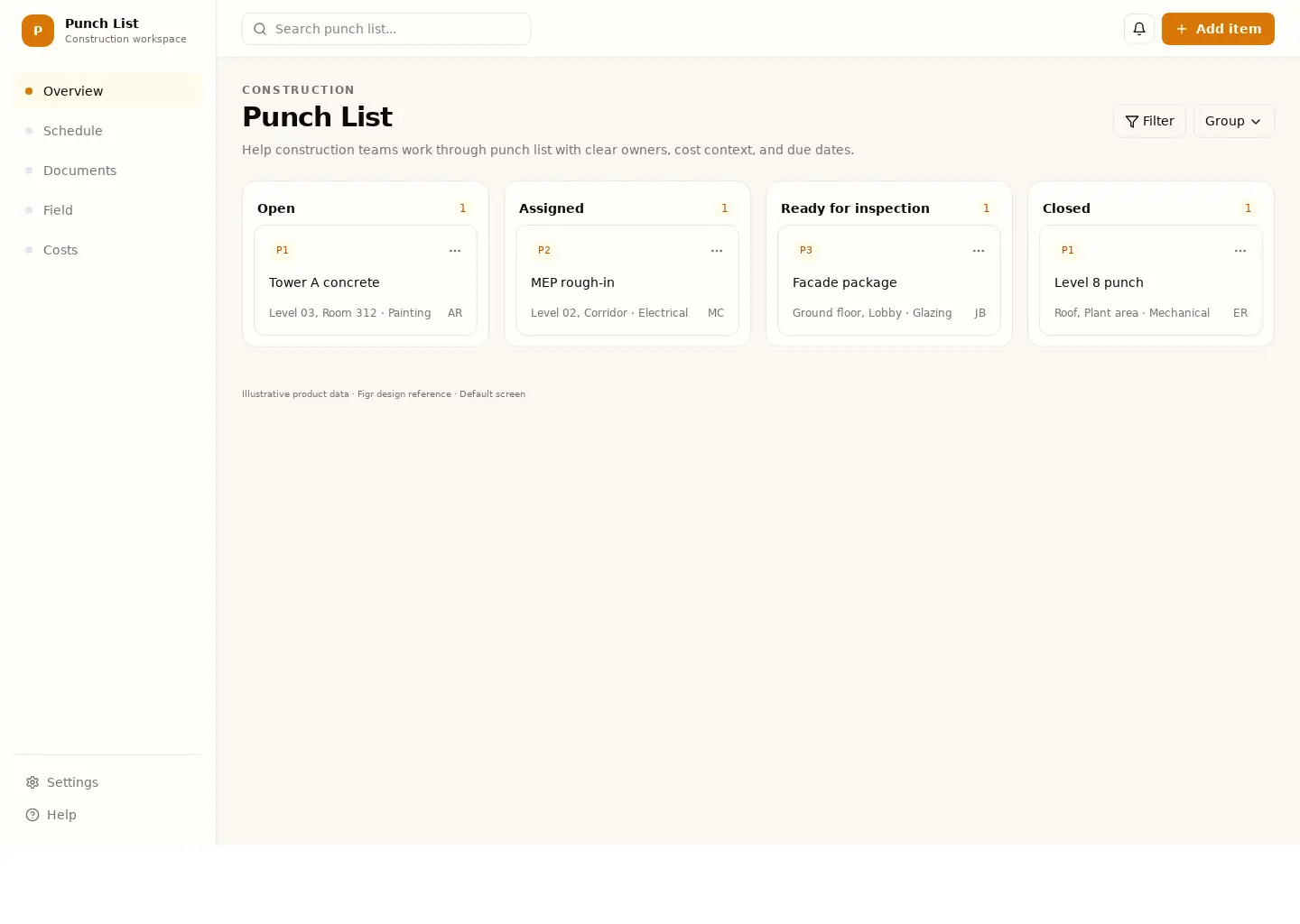 Punch List