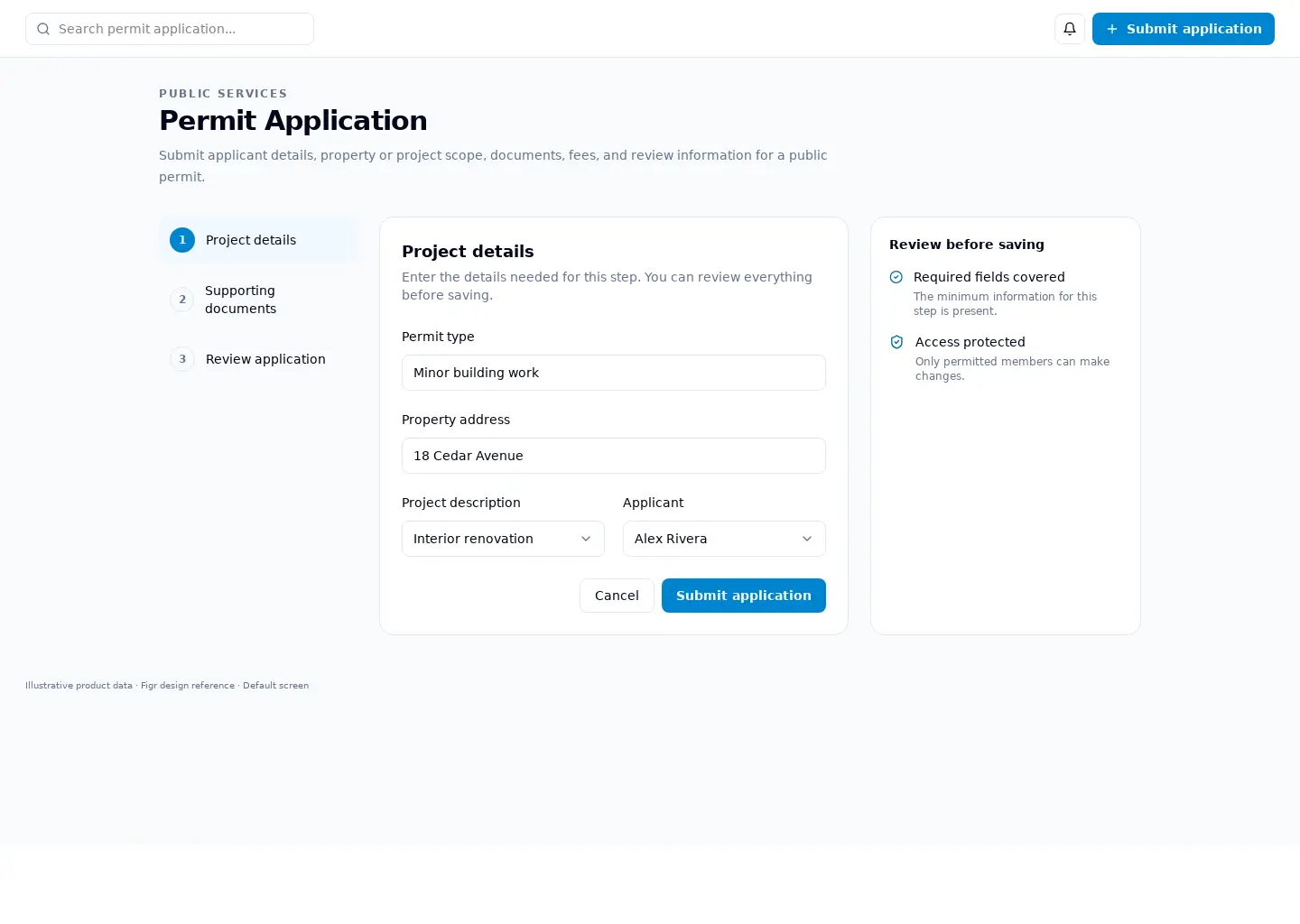 Permit Application