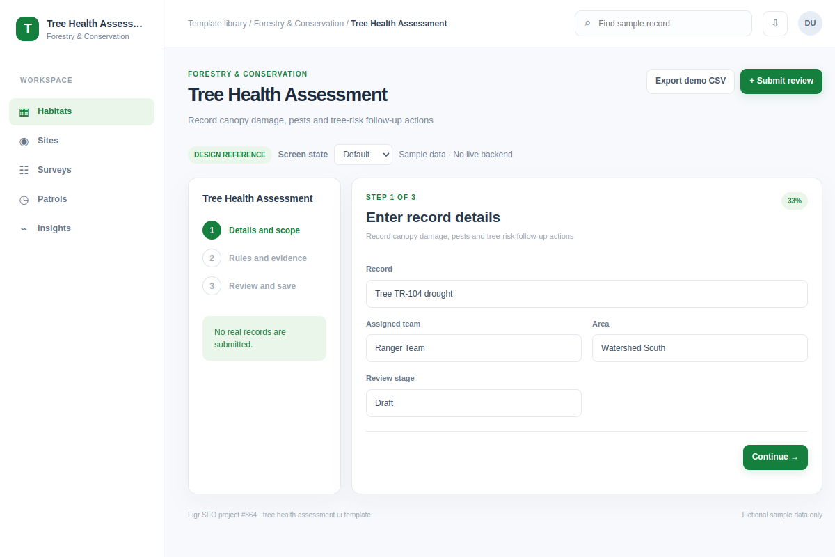 Tree Health Assessment