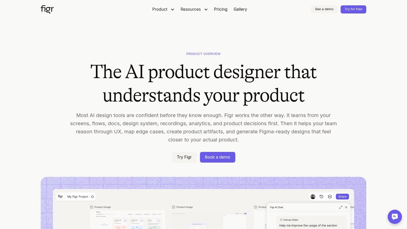 Figr product website