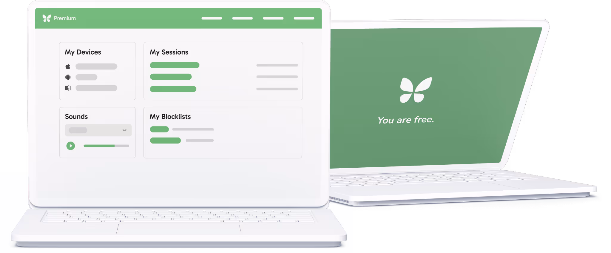 Freedom iOS home screen