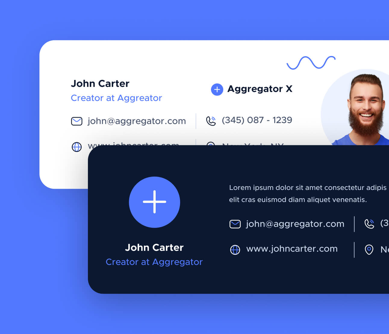 Aggregator X - Email Signature - Upvoting Webflow Template