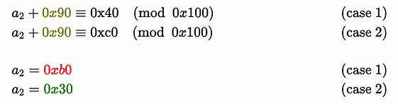 Choosing the right case out of the permutations