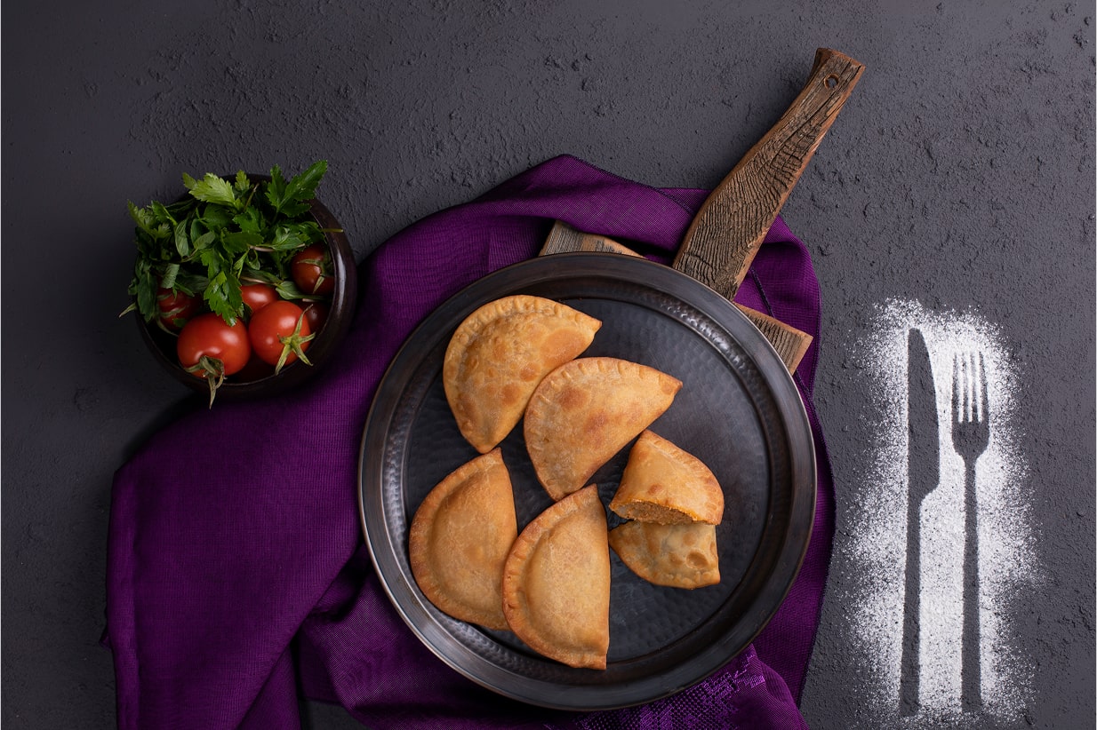 image of enchiladas with garnishes