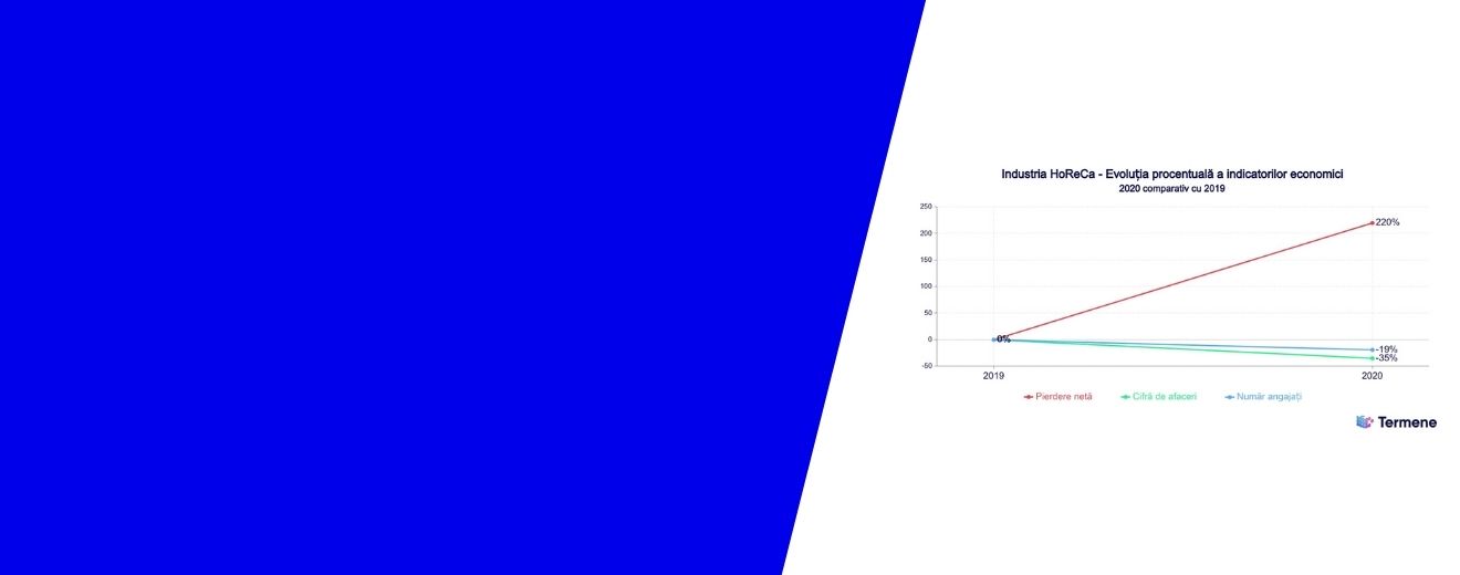 Impactul pandemiei asupra mediului de business: Cifra de afaceri din industria HoReCa a scăzut cu 35% în anul 2020