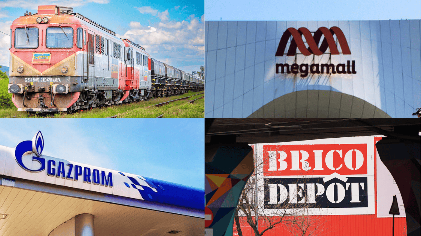 Top 10 cele mai mari companii care raportează pierderi în România de cel puțin 10 ani. Bricostore, CFR Marfă, ETI, Mega Mall,