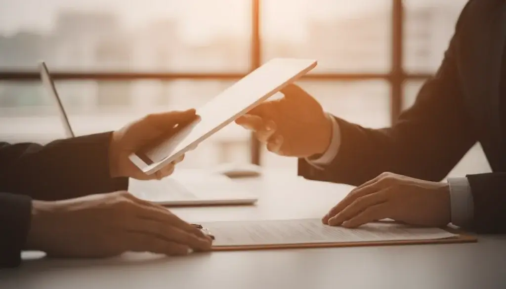 Mains se serrant lors d'un départ, représentant l'importance de l'offboarding pour l'image employeur.