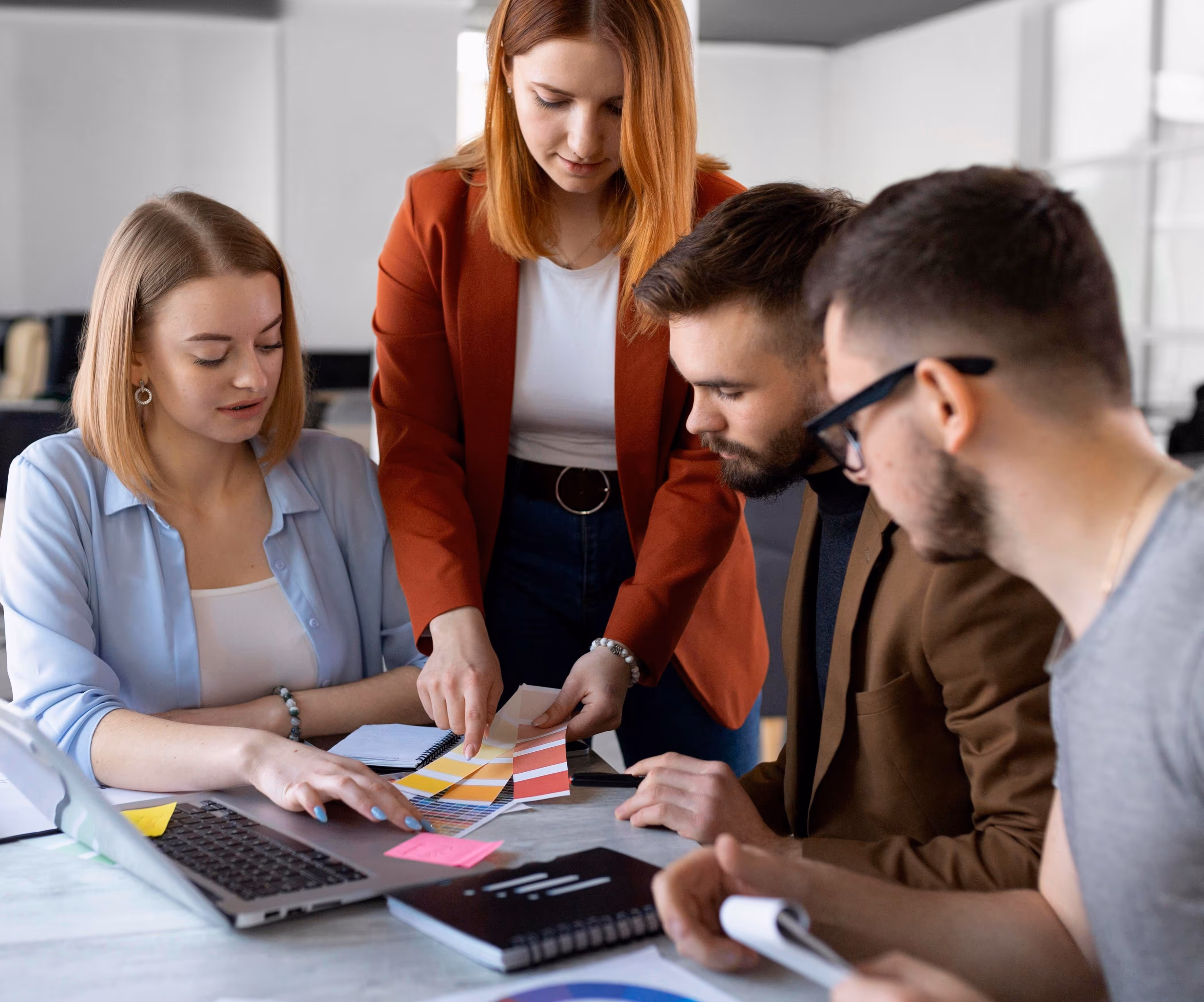 social media influencer promoting product