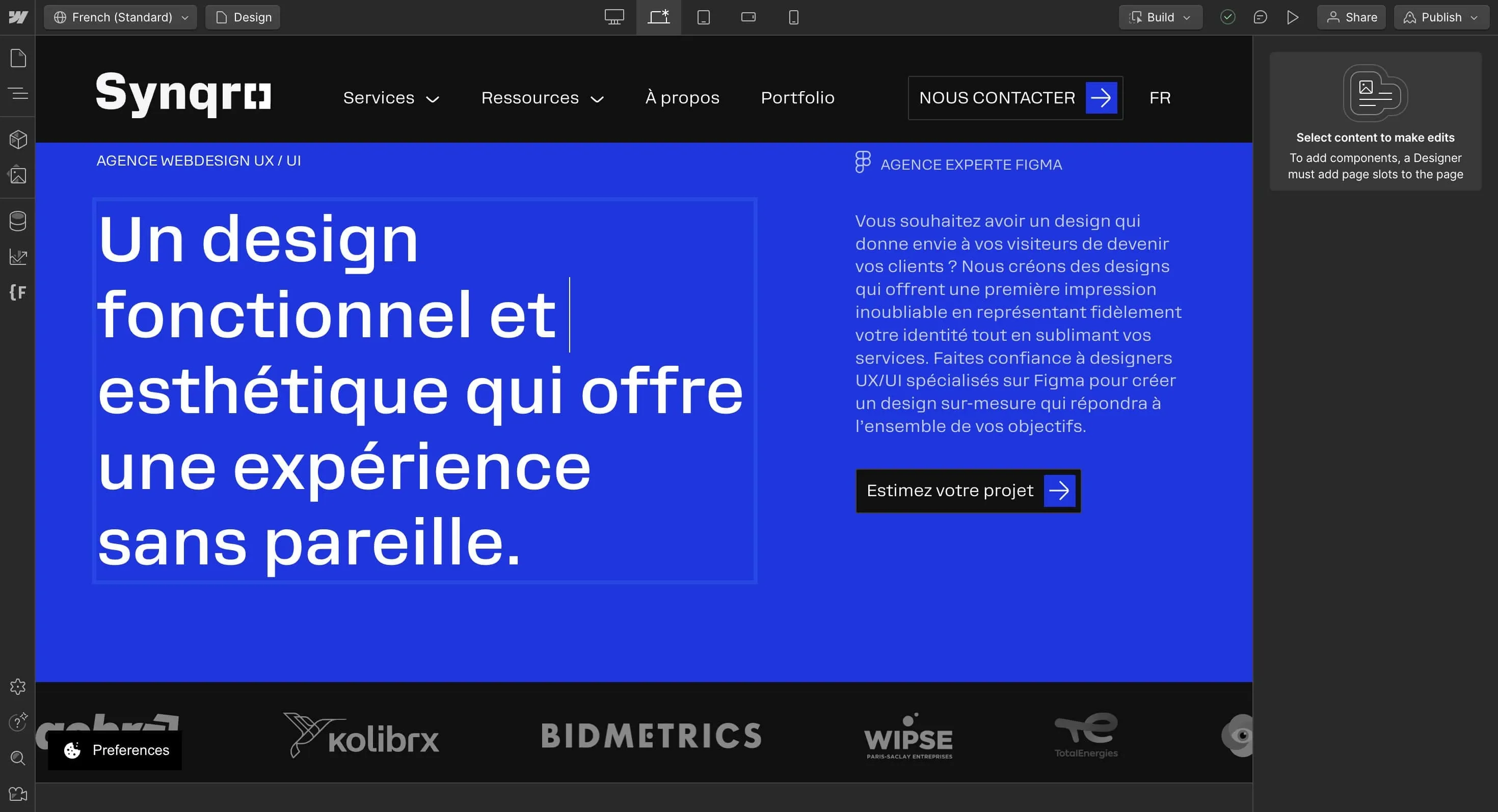 design-avis-webflow