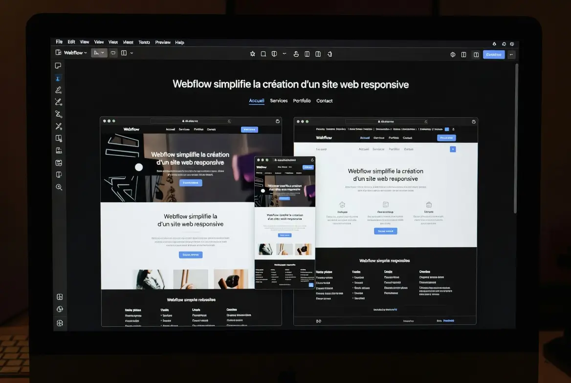 webflow simplifie la creation responsive
