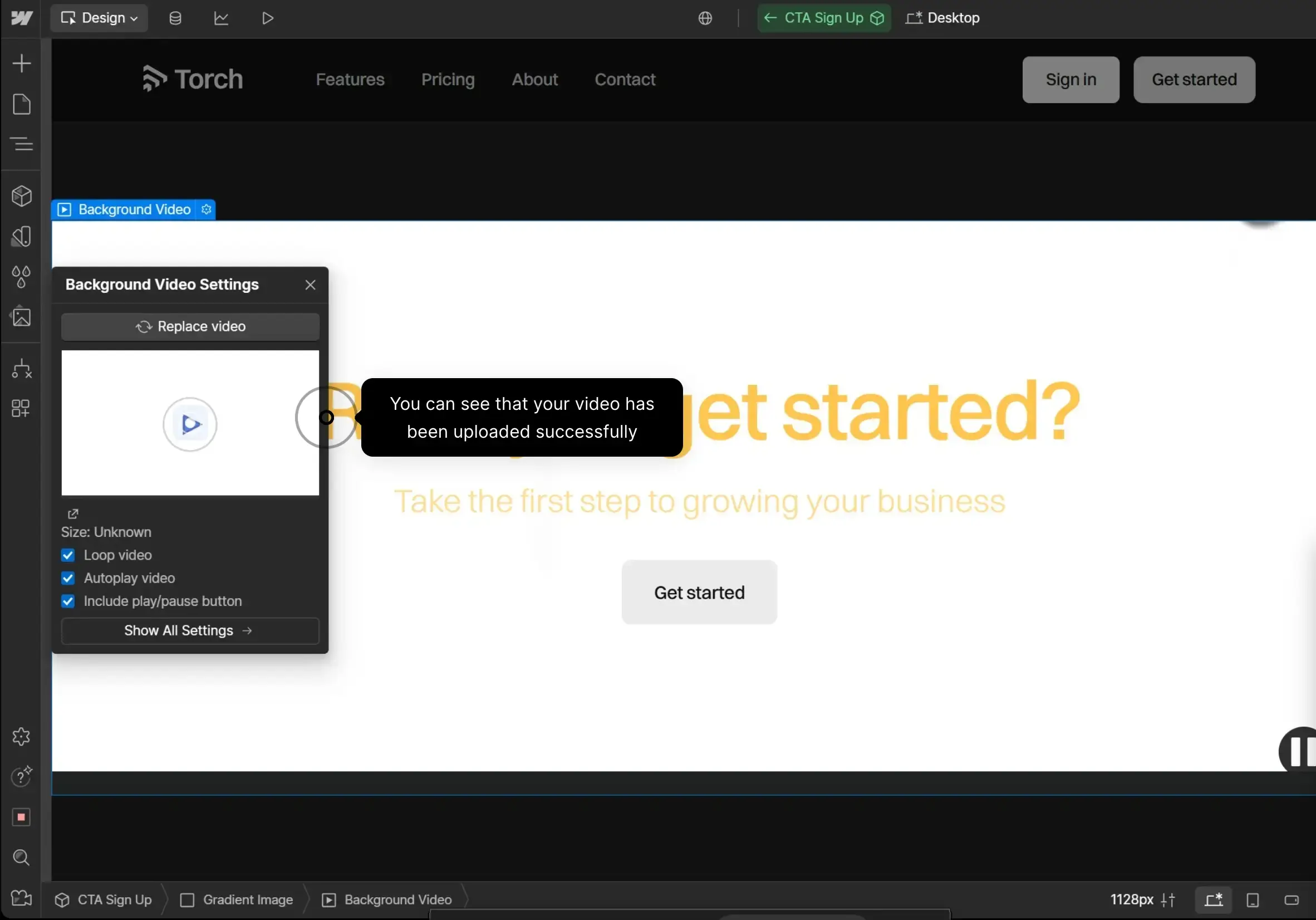 préparez votre vidéo pour webflow
