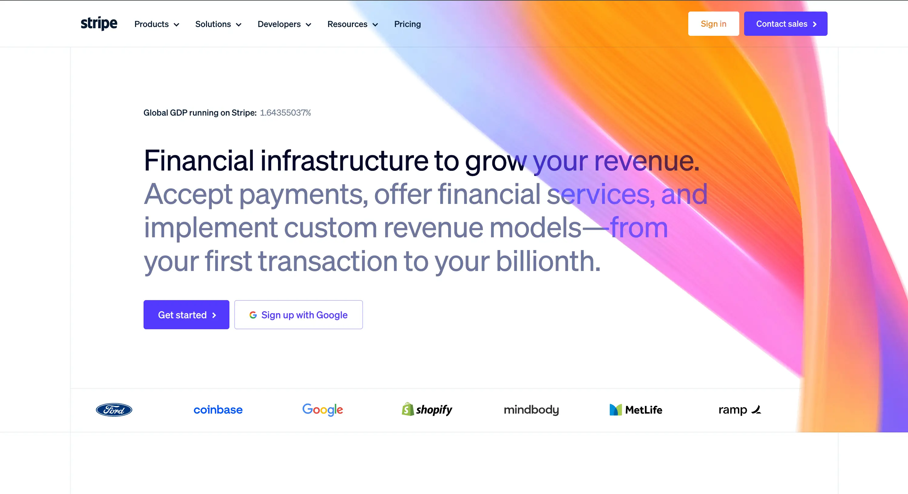 Site stripe référence design 2026