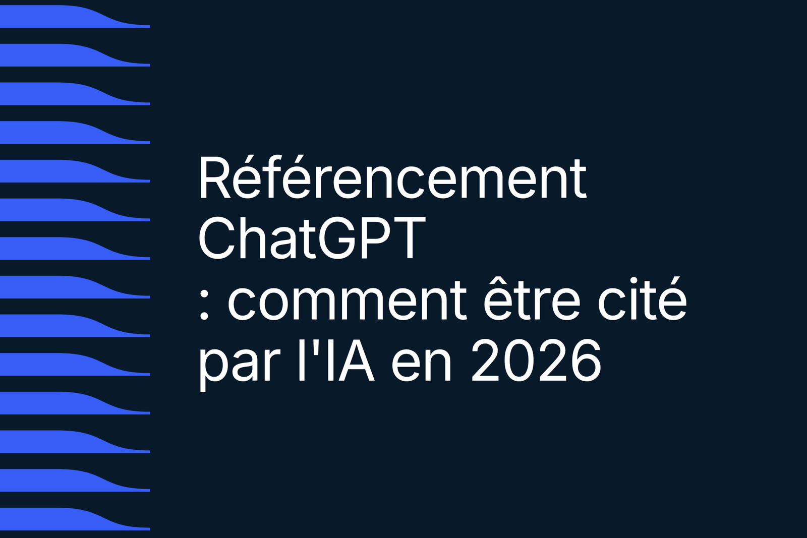 Miniature de l'article Synqro : Référencement ChatGPT, comment être cité par l'IA en 2026