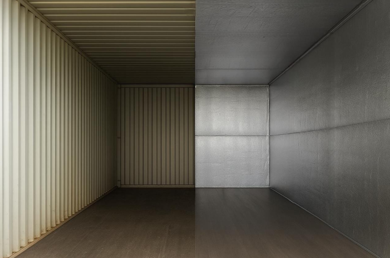 Warehouse worker in safety gear operating an electric pallet jack inside a logistics facility.