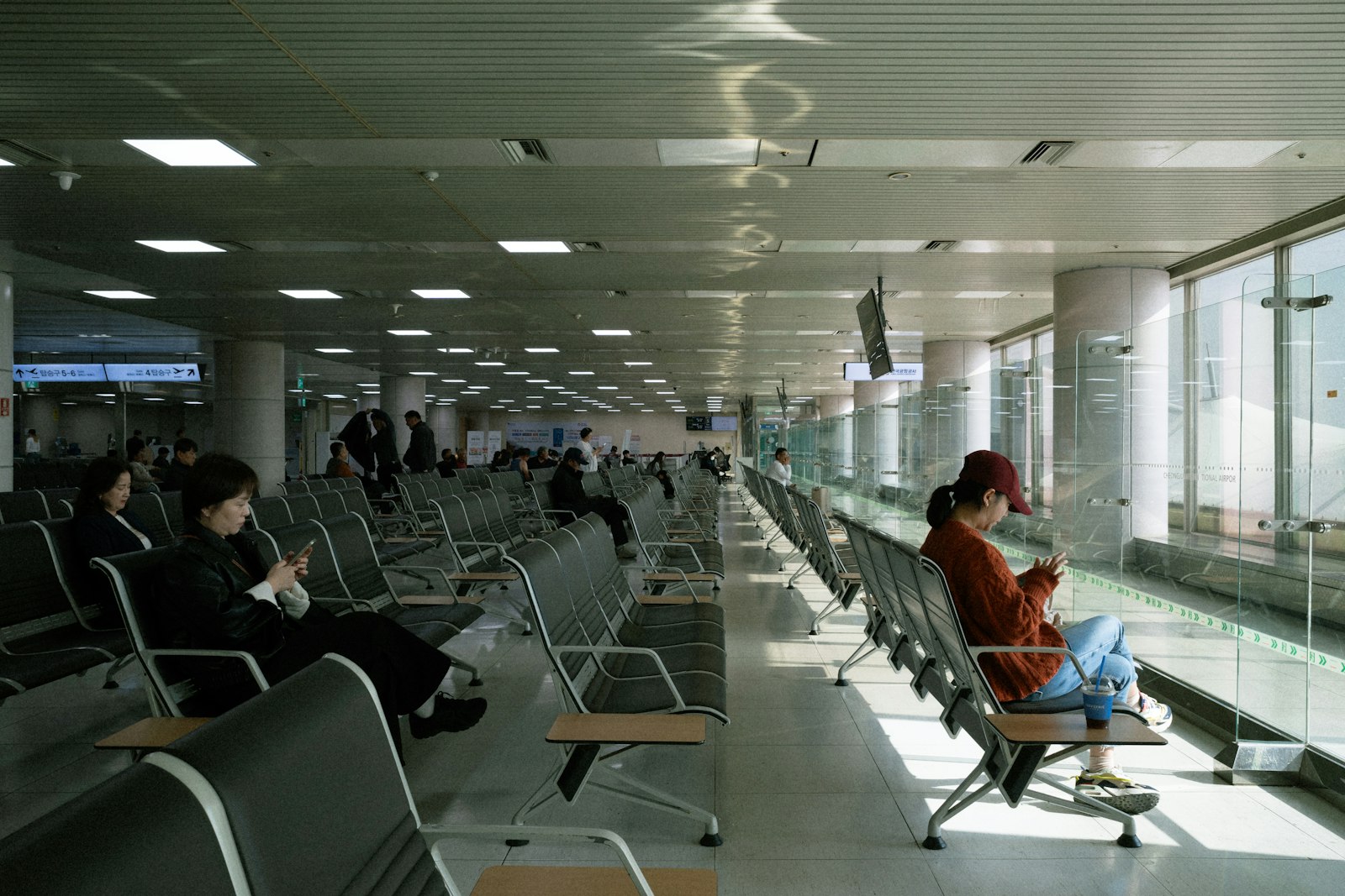 Luxury airport lounge