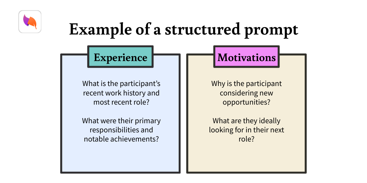 example of a structured prompt in Quil