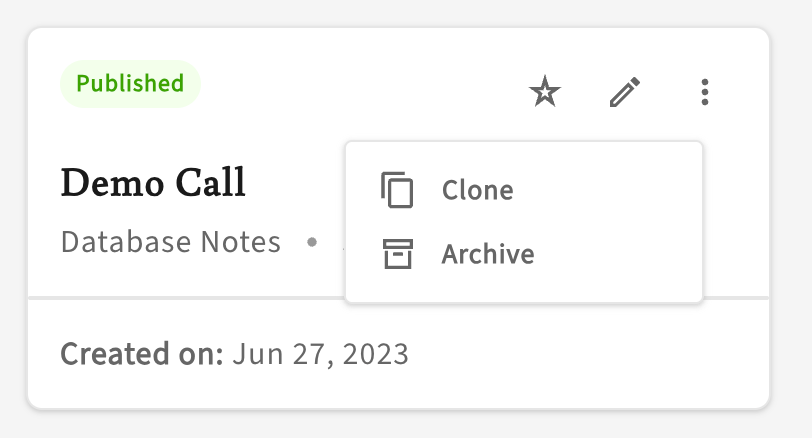 cloning a meeting type