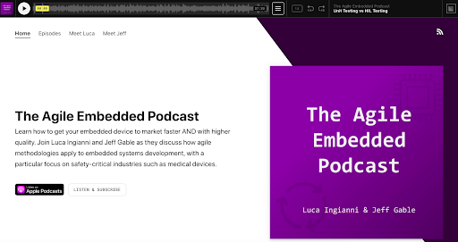 The Agile Embedded Podcast.