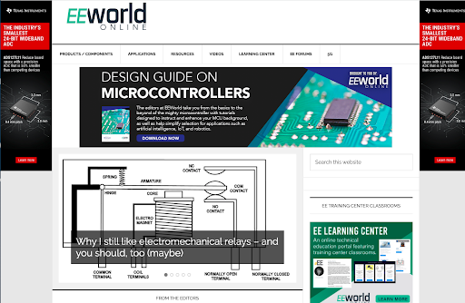 EE World blog.