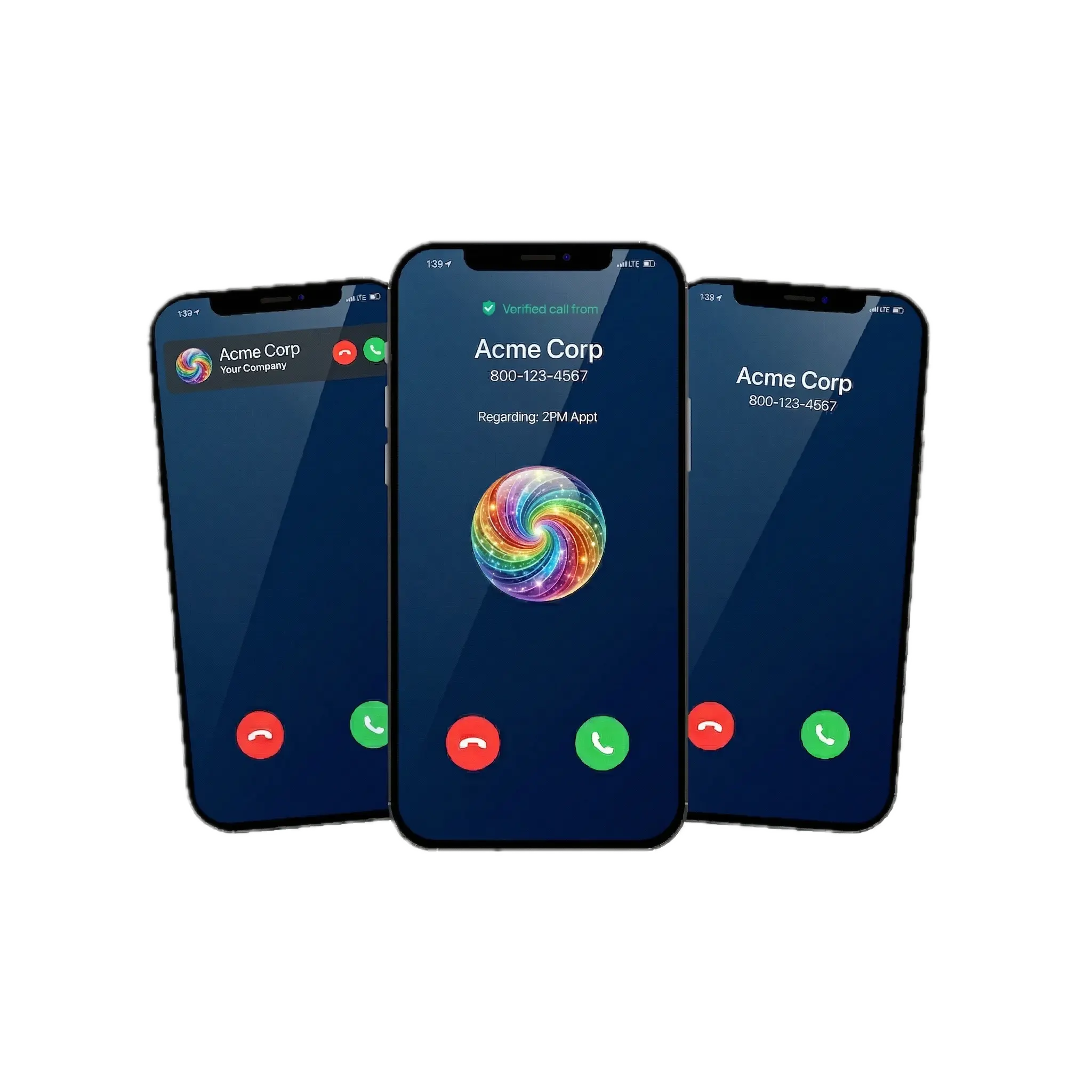 Branded calling — number management