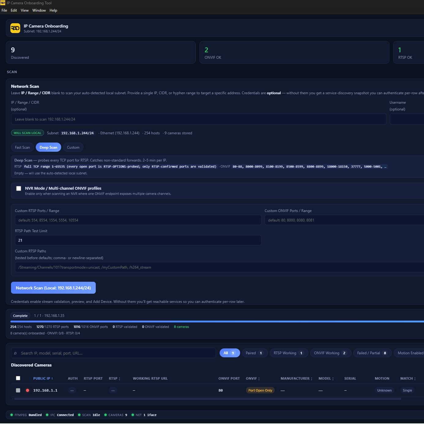Visitor Registration Screen