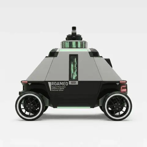 ROAMEO Physical AI patrol robot