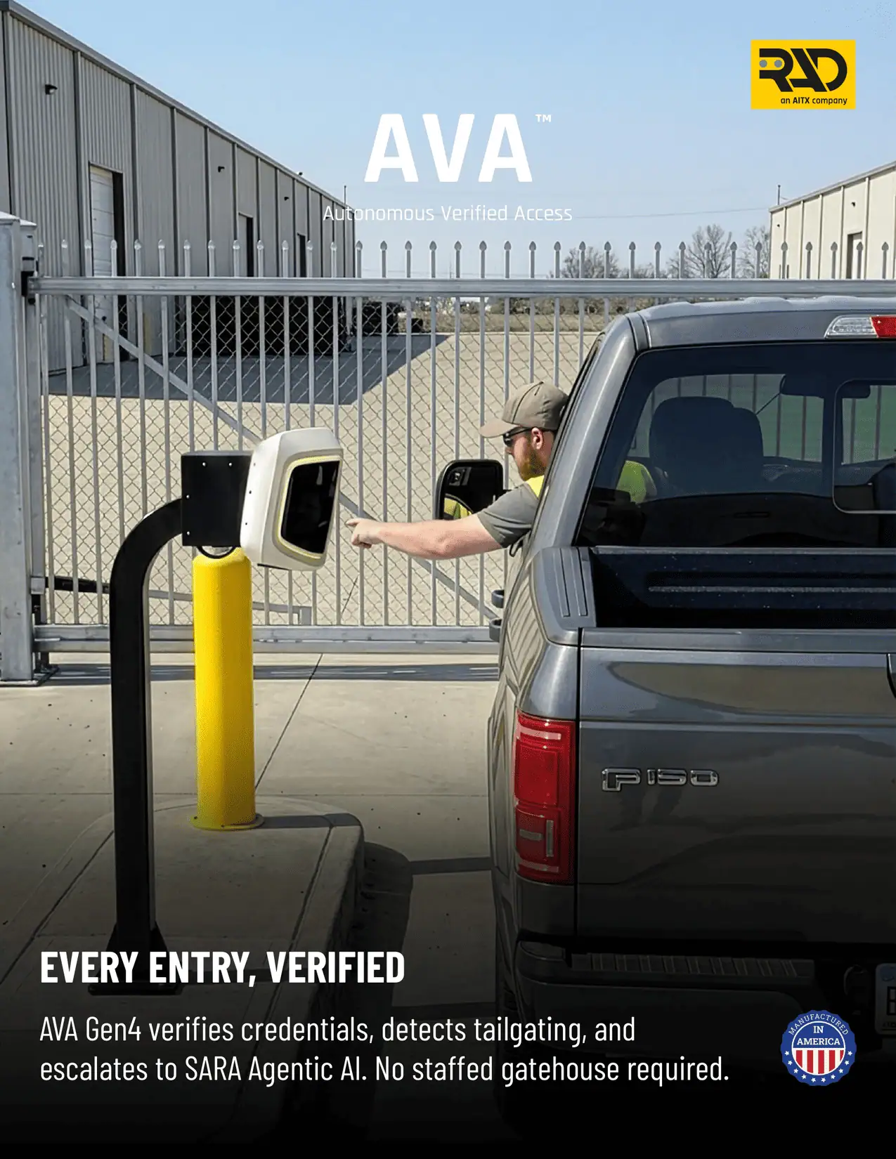 AVA Commercial Gate Access datasheet cover