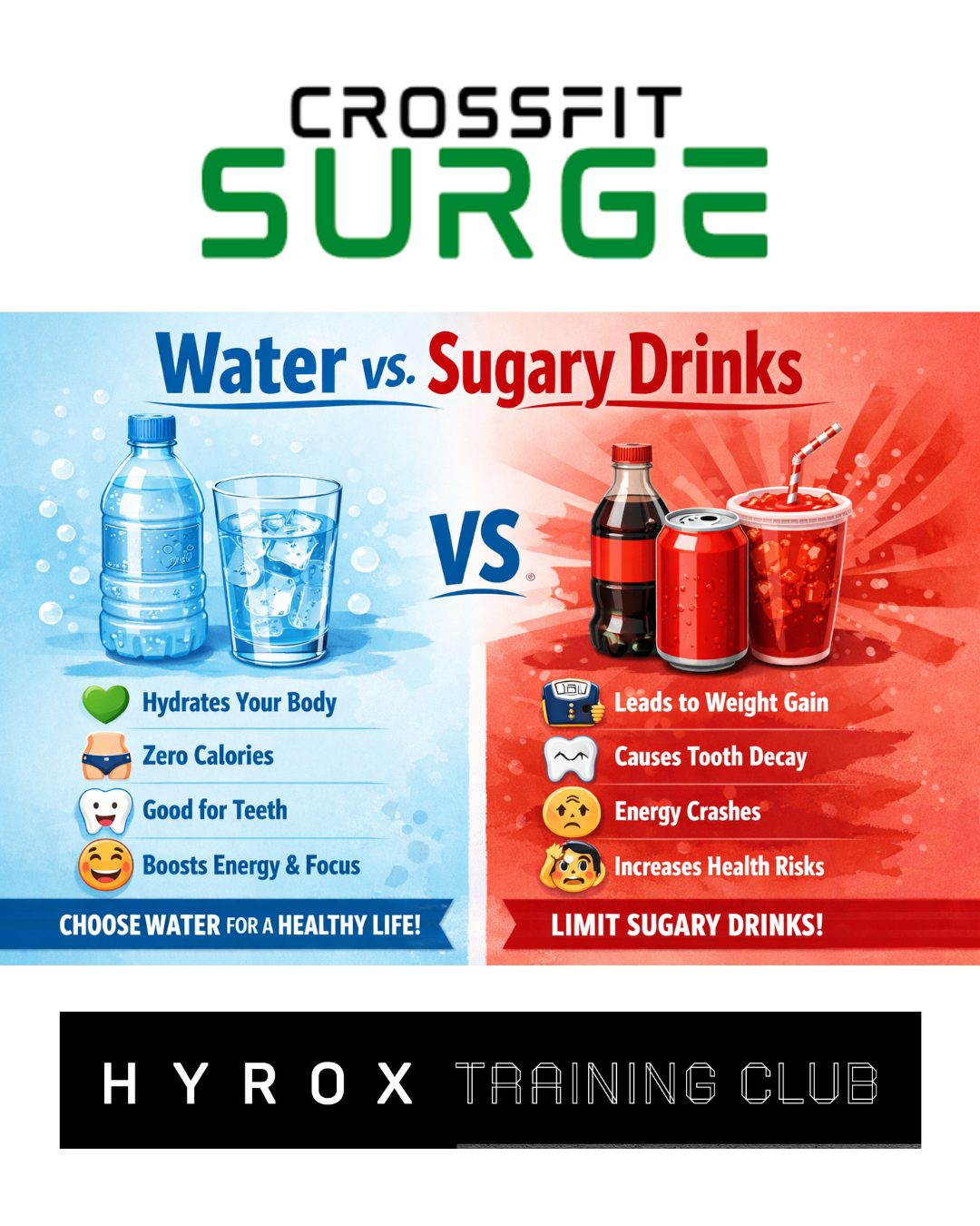Benefits of Drinking Water Over Sugary Beverages