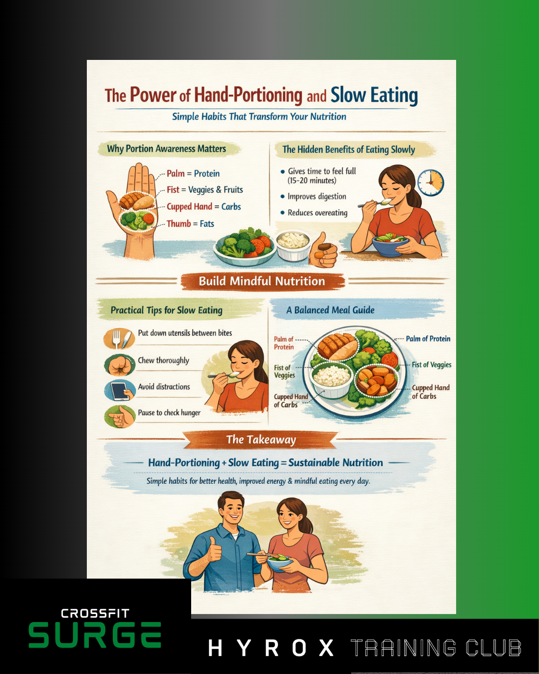 The Power of Hand-Portioning and Slow Eating: Simple Habits That Transform Your Nutrition