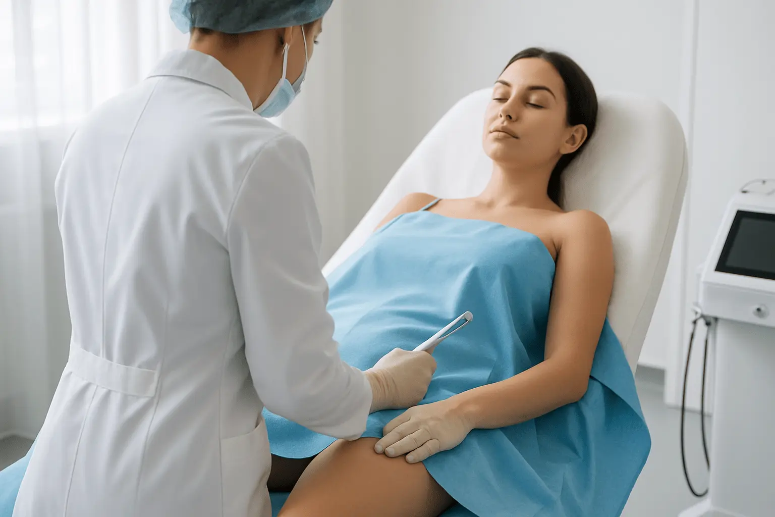 Zwężanie pochwy RF Fraxx w Novi Clinic Giżycko - nowoczesna metoda liftingu termicznego tkanek intymnych.