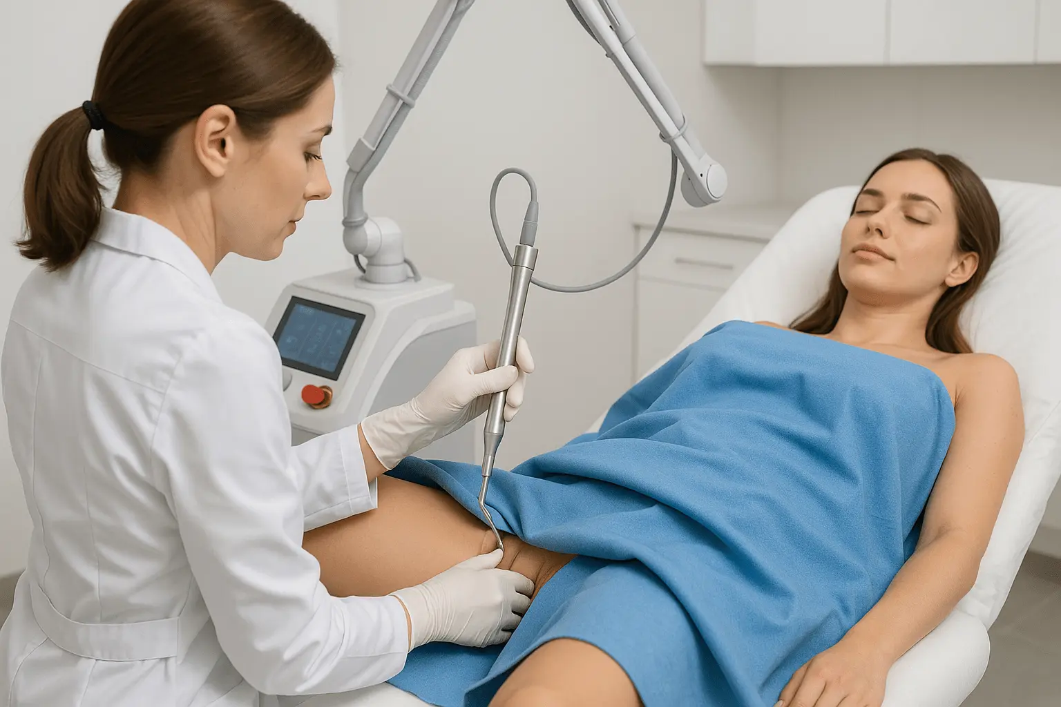 Laserowe usuwanie kłykcin w Novi Clinic Giżycko - skuteczny i bezpieczny zabieg ginekologiczny.