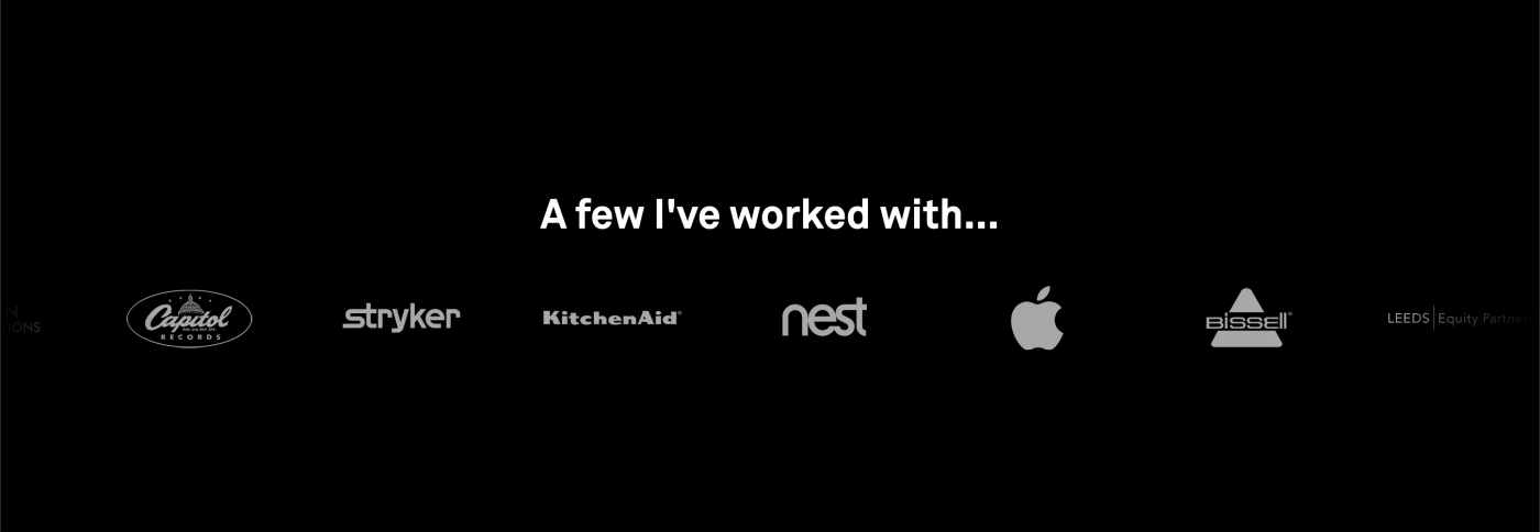 Animated logo carousel