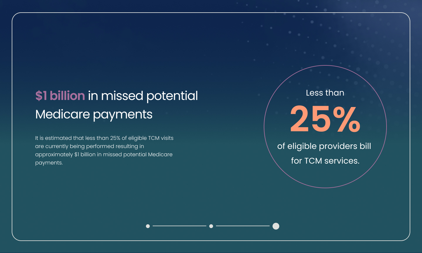 Page 3 of TCM problems slider showing the monetary cost of TCM process inefficiencies 
