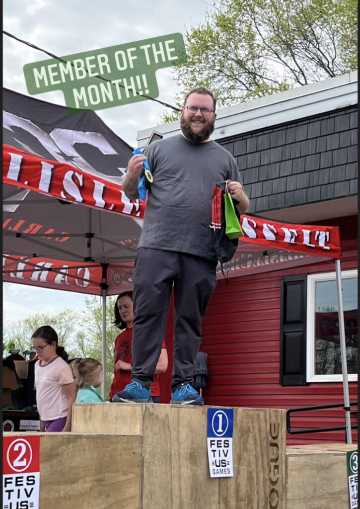April Member of the Month- Eric